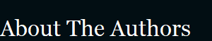 About The Authors