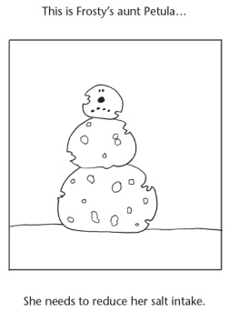 Petula the snowwoman